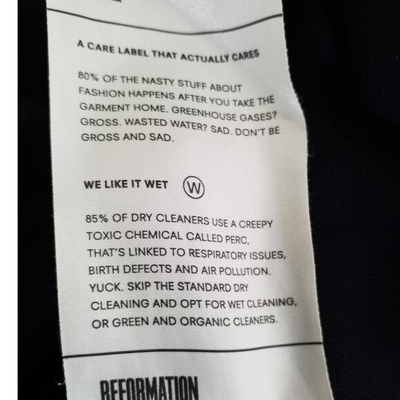 Reformation Womens Size 0 Floral Print Midi Dress Lace Up Back Hidden Side Zip - Picture 6 of 7